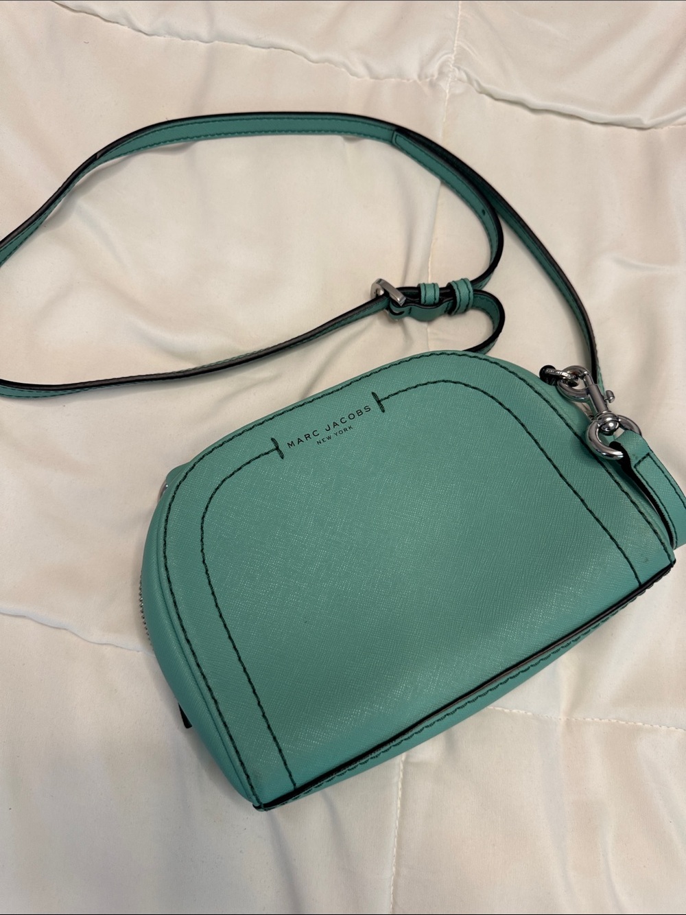 Marc Jacobs Mint Green Saffiano Crossbody Bag